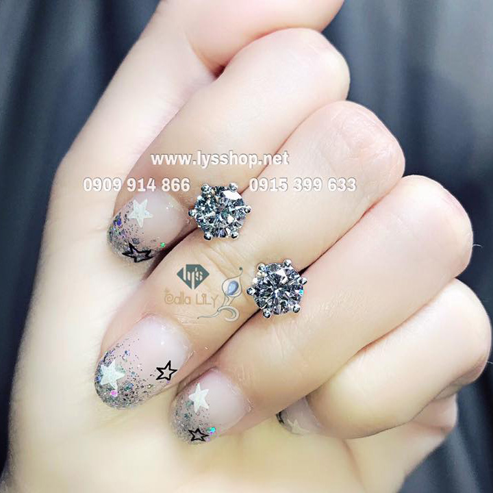 MẪU BÔNG TAI 6,6 LY STUD 6 CHẤU - N.3102