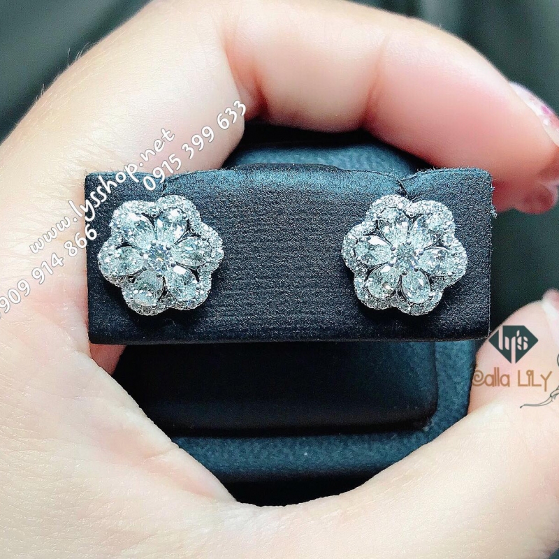 BÔNG 6 CÁNH KIM CƯƠNG GIỌT NƯỚC - N.3252