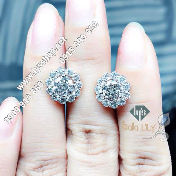 MẪU BÔNG TAI HOA 11 CÁNH 5-6 LY - N.4367