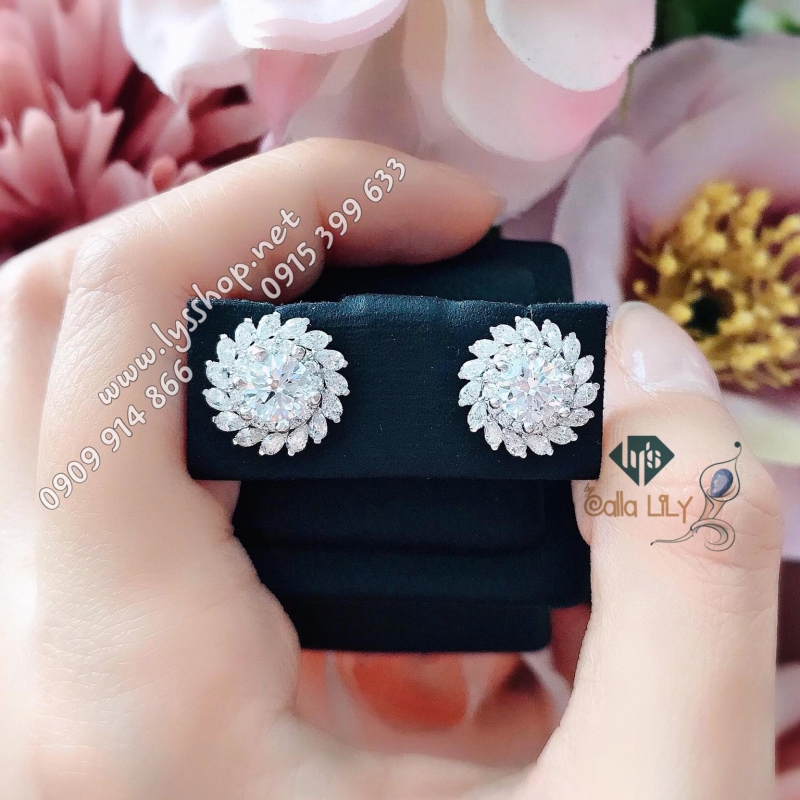 MẪU BÔNG HALO CÁNH GIỌT VÀNH RỜI - N.4491