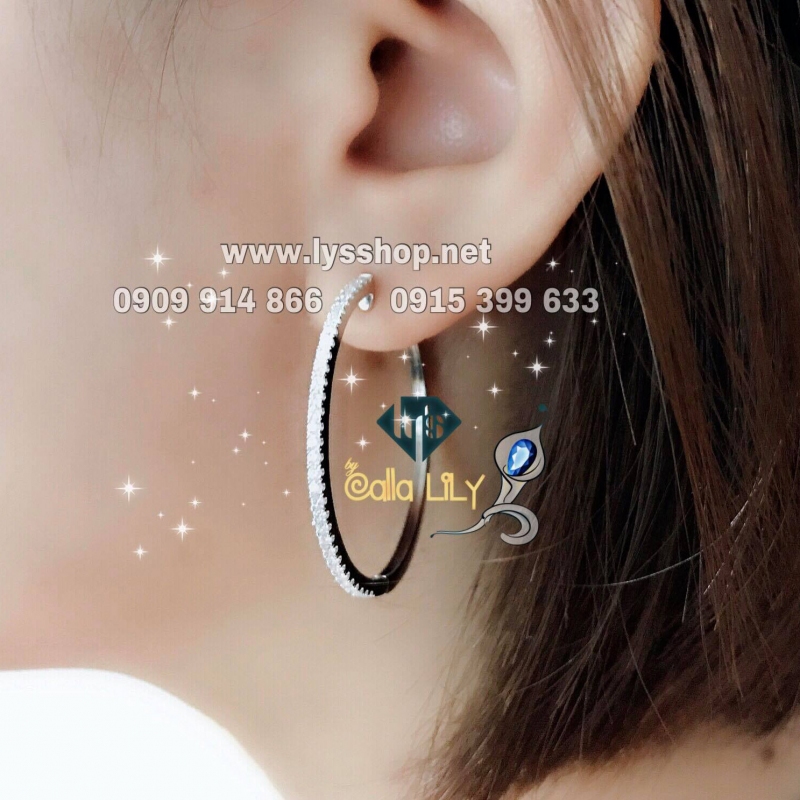 MẪU BÔNG TAI CÒNG NỬA VÒNG KIM TẤM - N.4638