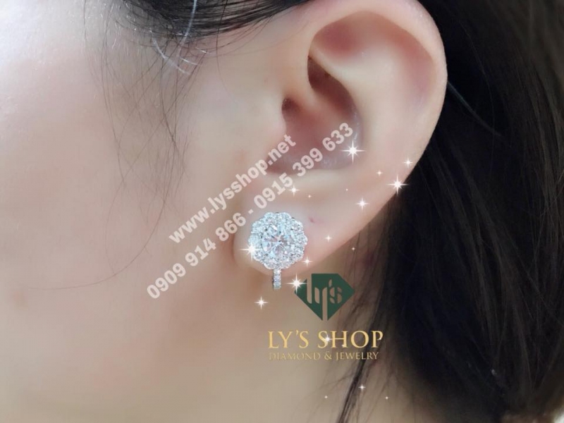 BÔNG TAI CÒNG HOA 10 CÁNH 5,8 LY