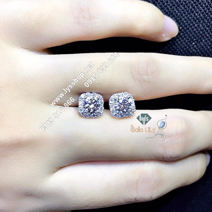 MẪU BÔNG TAI 4 LY HALO VUÔNG - N.5420