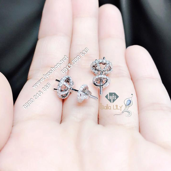 VỎ BÔNG HALO TRÒN FULL KIM CƯƠNG - N.5609