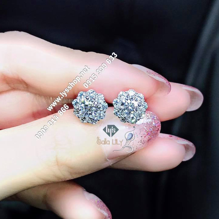 MẪU BÔNG TAI 4.5 LY HOA 9 CÁNH - N.5703