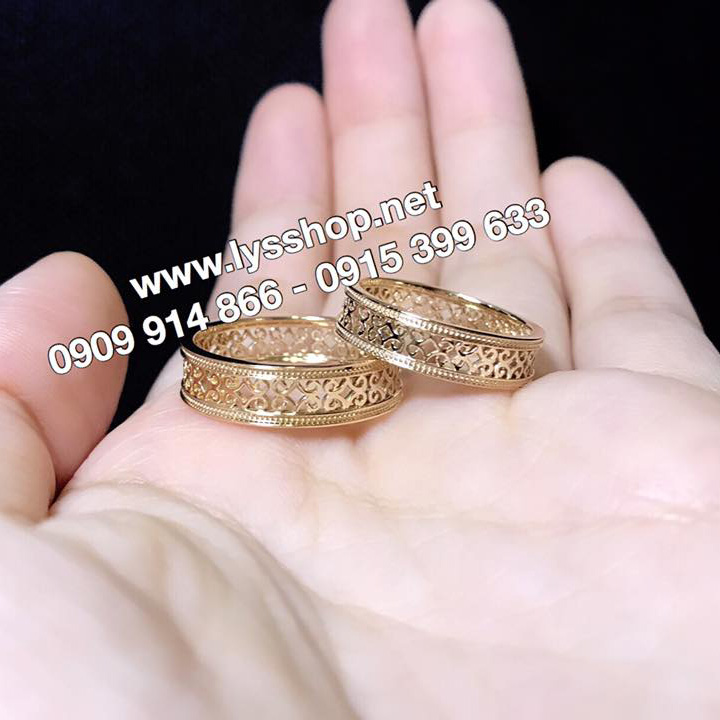 MẪU NHẪN CƯỚI HOA VĂN TINH XẢO - N.3187