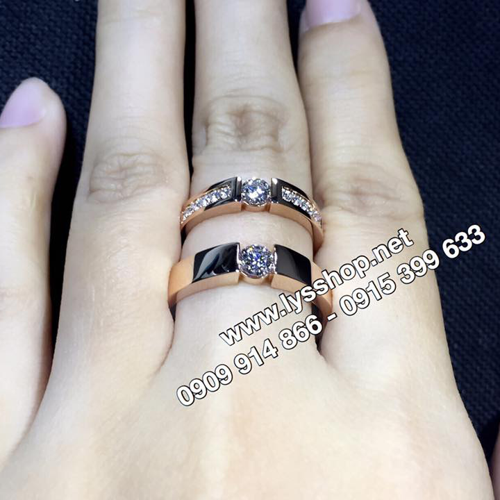 NHẪN CẶP KIM CƯƠNG THIÊN NHIÊN - N.3647