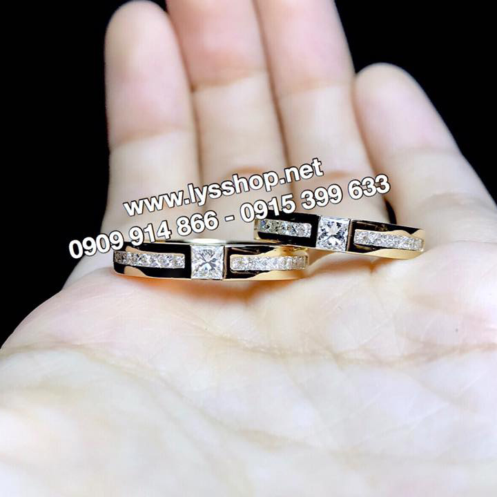 MẪU NHẪN CƯỚI KC VUÔNG - N.4010