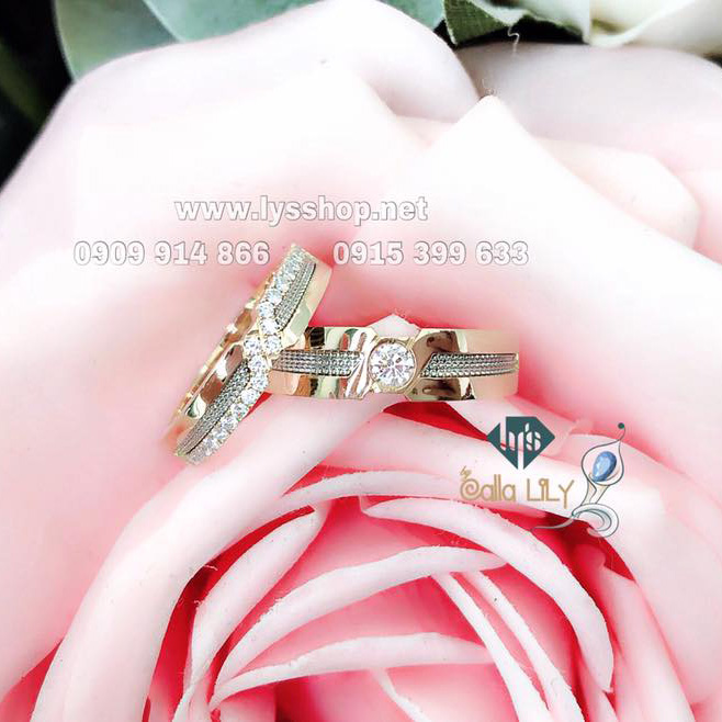 MẪU NHẪN CƯỚI KC DEMI 2 MÀU - N.5328