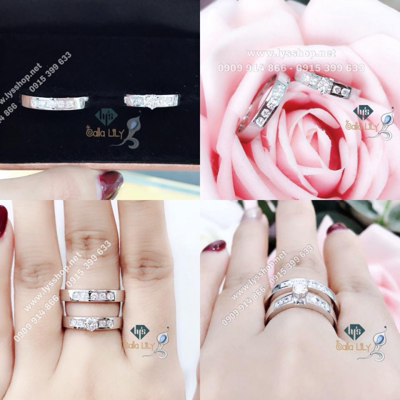 CẶP NHẪN KIM CƯƠNG THIÊN NHIÊN - N.5362