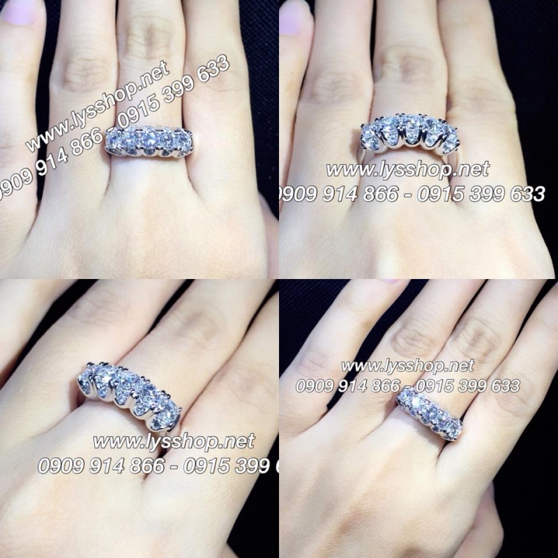 NHẪN KẾT KC 5 VIÊN CHỦ 3,9-4,1LY - N.1513