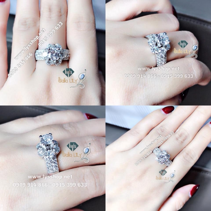 NHẪN KC MẪU HOA  - N.2789