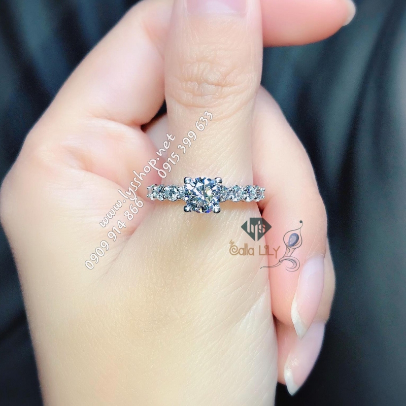 NHẪN CLASSIC KIM CƯƠNG 5,4 LY GIA - N.3011