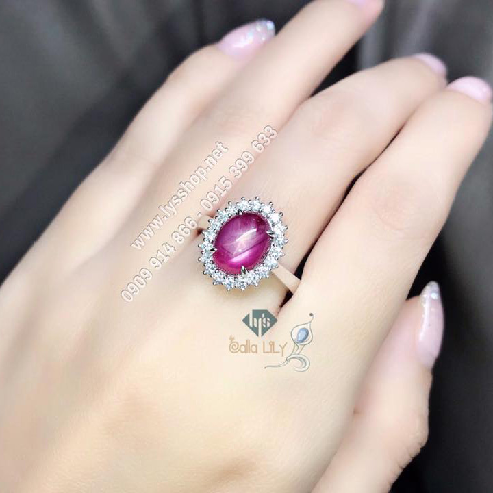 NHẪN RUBY CABOCHON SAO - N.3937