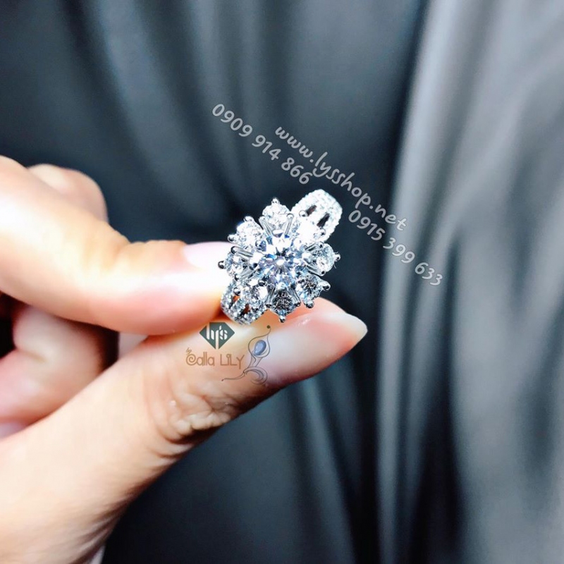 NHẪN FLOWERS 5.4 LY F VS GIA - N.3990