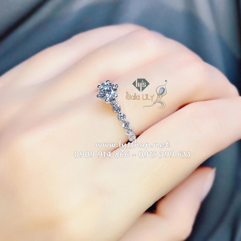 NHẪN CLASSIC KIM CƯƠNG 4,5 LY GIA - N.4178