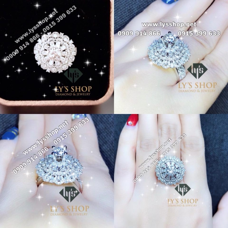 NHẪN CHÙM VIÊN CHỦ KC 5LY - N.4630
