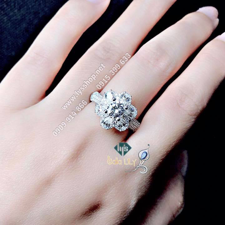 NHẪN KC 5,4 LY GIA GIỌT NƯỚC 6 CÁNH