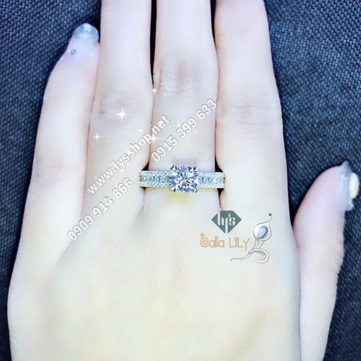NHẪN 5,4 LY GIA VỎ CLASSIC 3 HÀNG -  N.5208