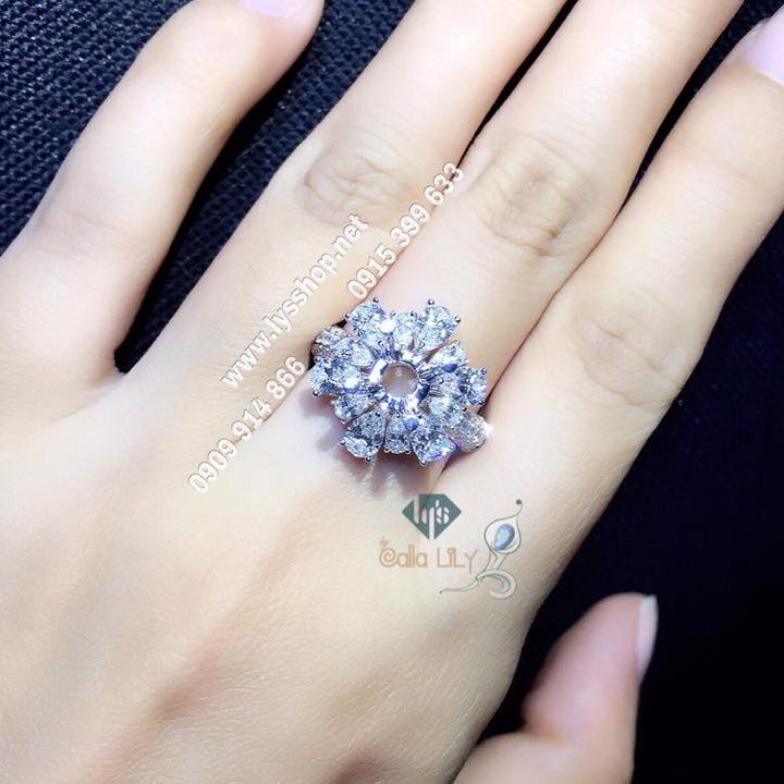 MẪU VỎ NHẪN 12 VIÊN KC GIỌT NƯỚC
