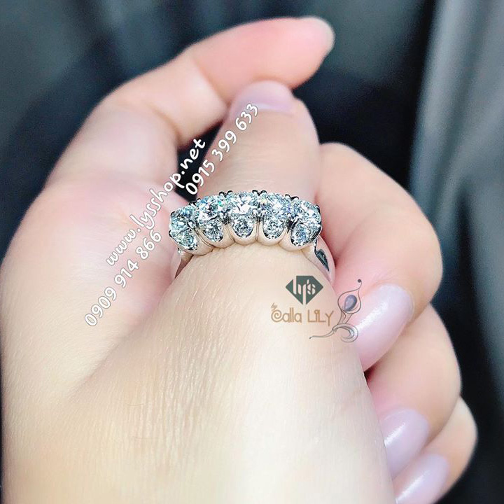 MẪU NHẪN KẾT 5 VIÊN 3,6 LY - N.5230