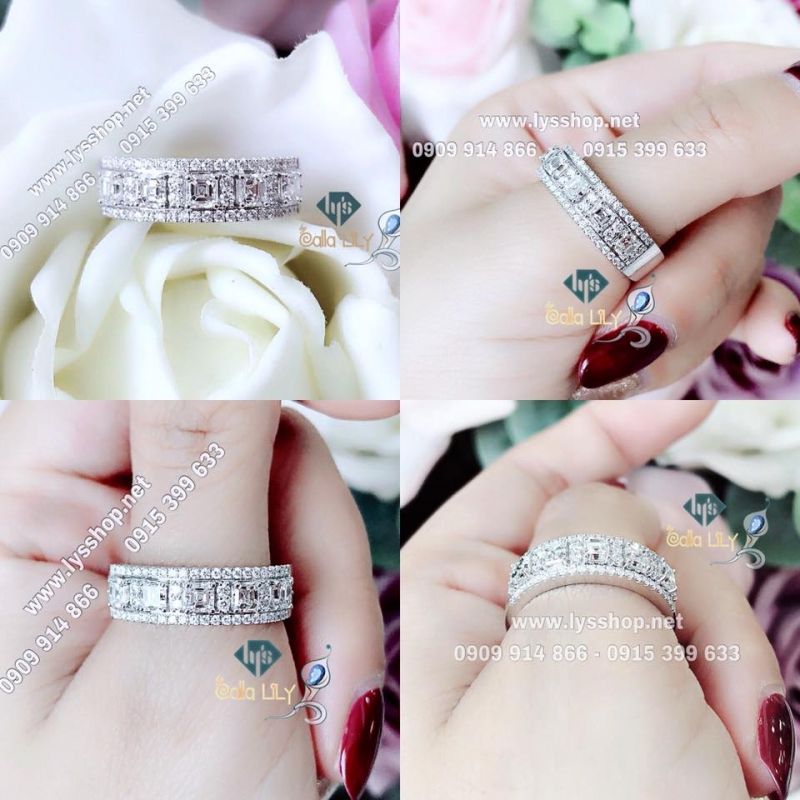 NHẪN KẾT KC ASSCHER - N.5345