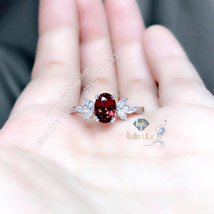 NHẪN ĐÁ GARNET & KC MARQUISE