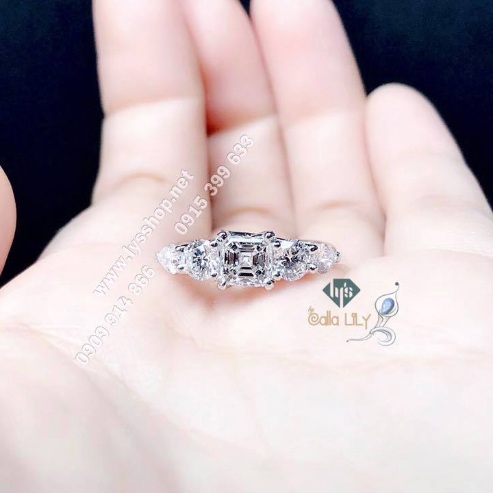 NHẪN BAND KC ASSCHER - ROUND - PEAR