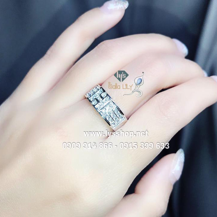 MẪU NHẪN BAND CHỮ H - N.5801