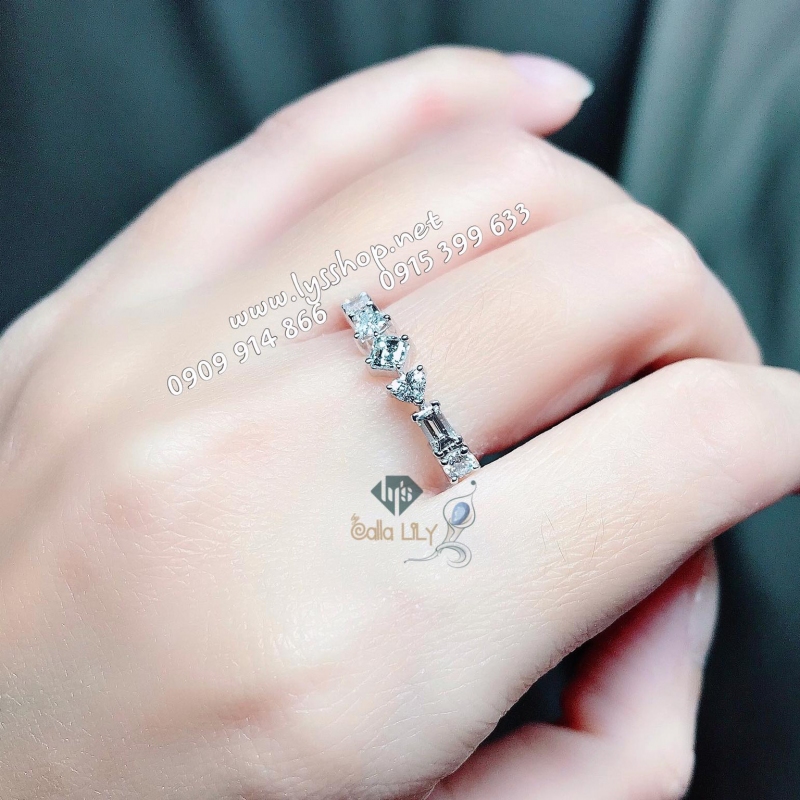 NHẪN KẾT 7V KC FANCY - N.5999