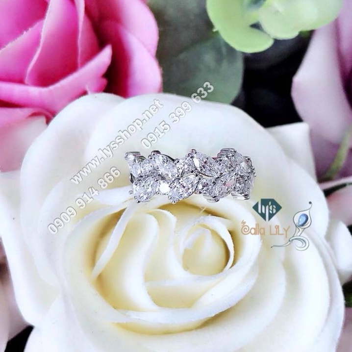 NHẪN PHỐI KC TRÒN VÀ HẠT DƯA - N.5413