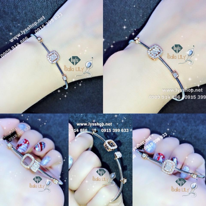 VÒNG KIM CƯƠNG HONG KONG HALO TRÒN - N.3804
