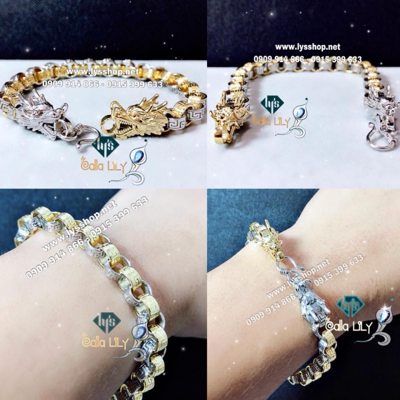 LẮC TAY VÀNG ĐẦU RỒNG - N.4888